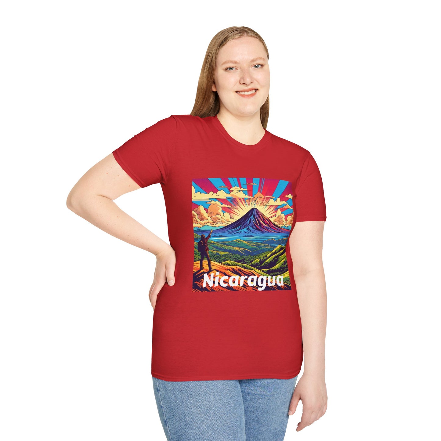 Nicaragua pride Unisex Softstyle T-Shirt