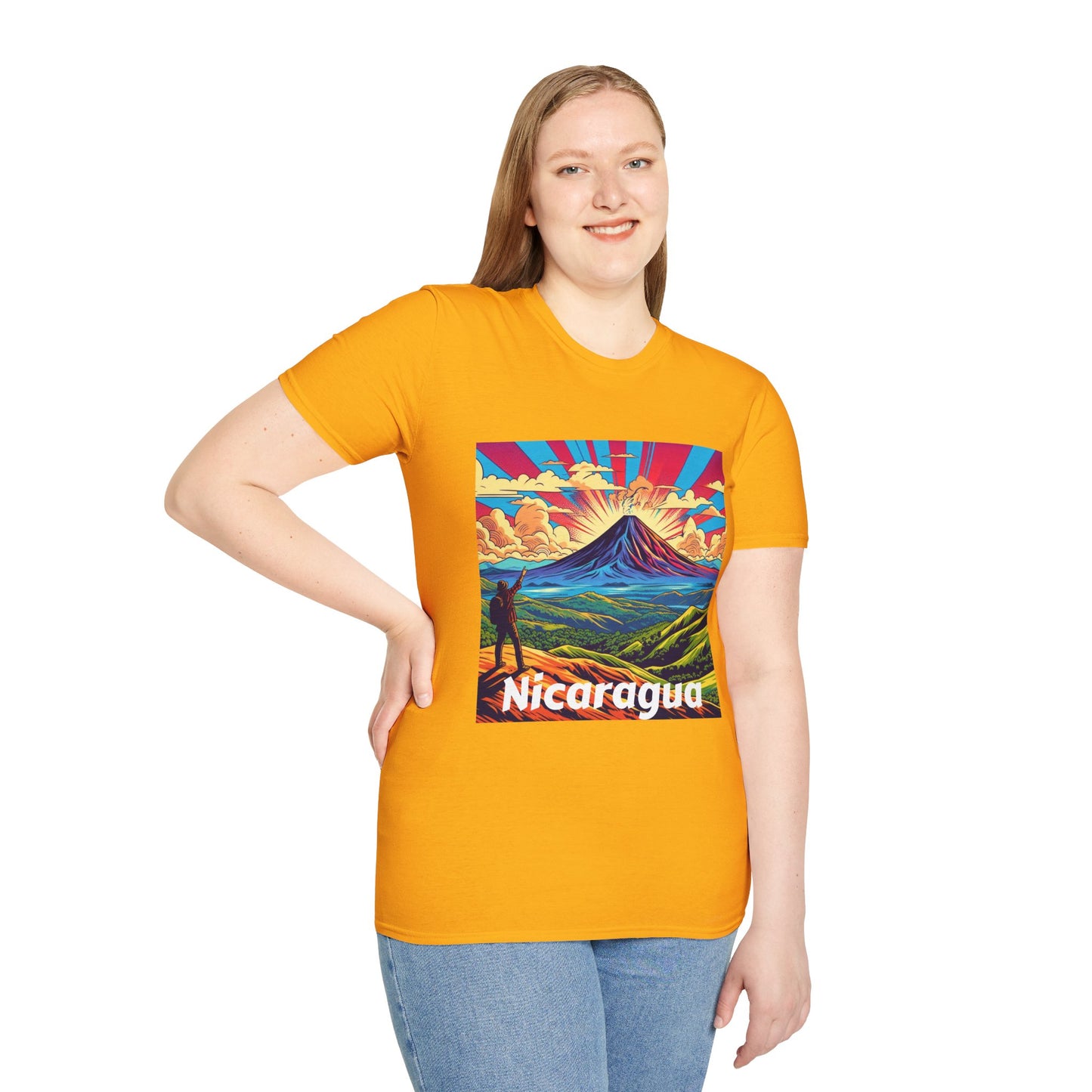 Nicaragua pride Unisex Softstyle T-Shirt