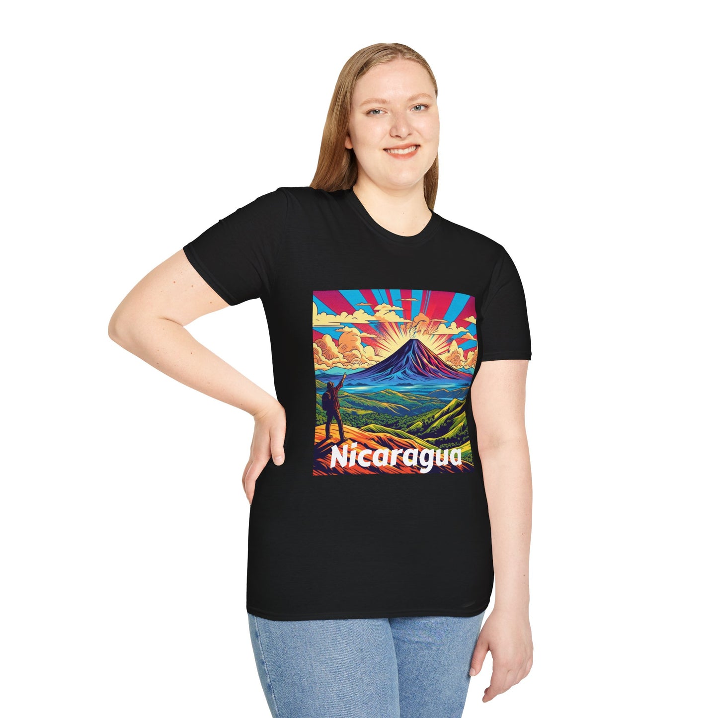 Nicaragua pride Unisex Softstyle T-Shirt