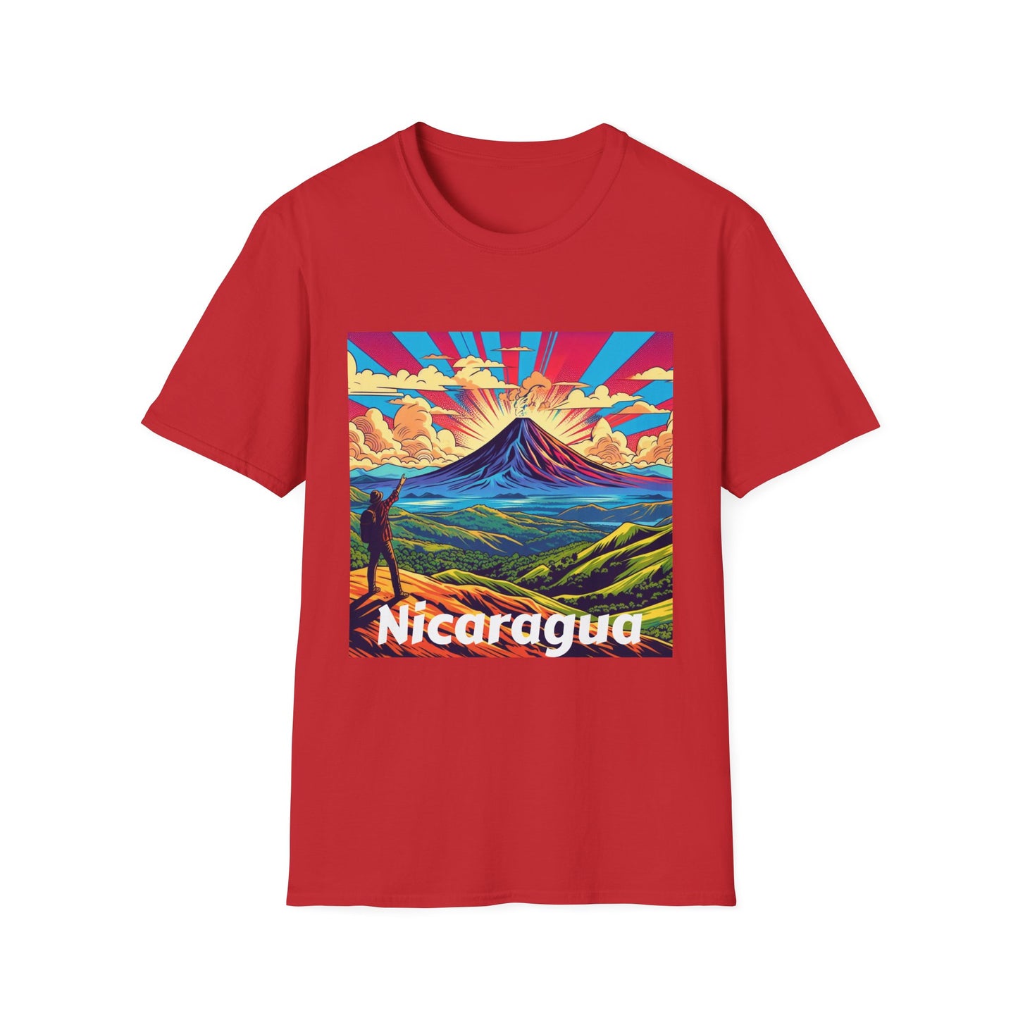 Nicaragua pride Unisex Softstyle T-Shirt