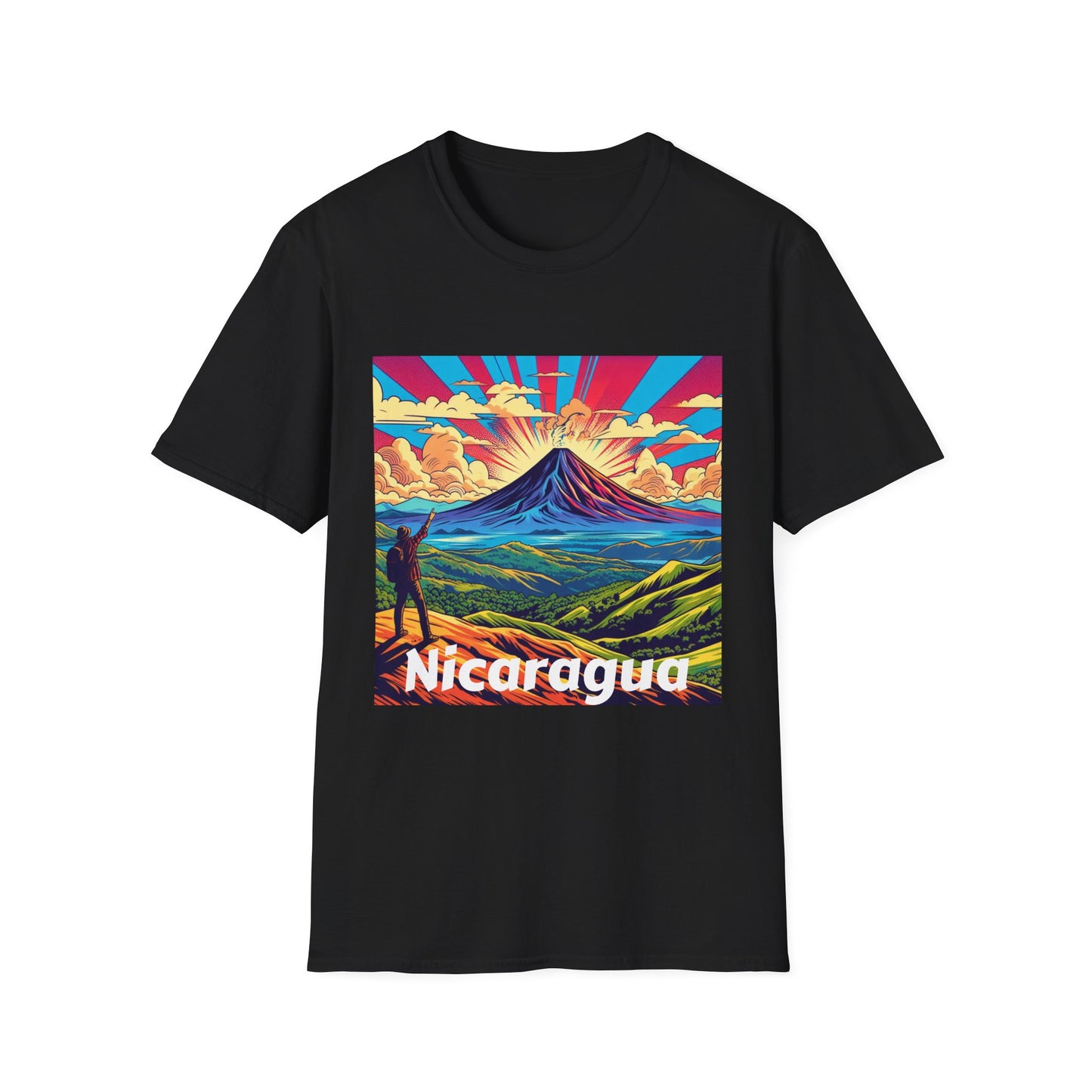 Nicaragua pride Unisex Softstyle T-Shirt