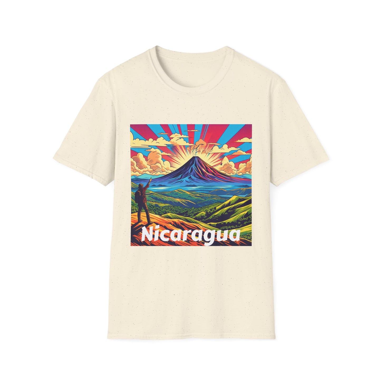 Nicaragua pride Unisex Softstyle T-Shirt