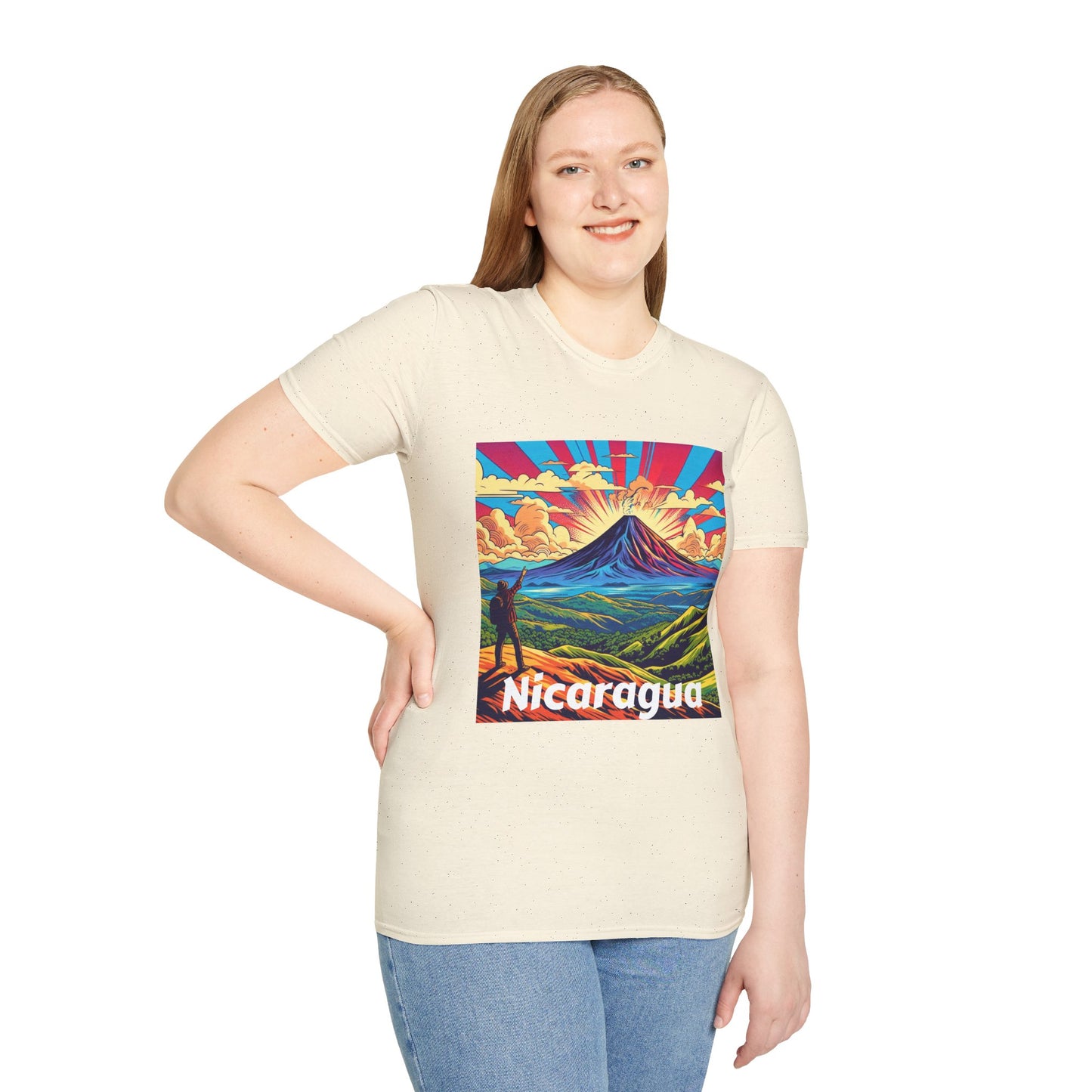 Nicaragua pride Unisex Softstyle T-Shirt