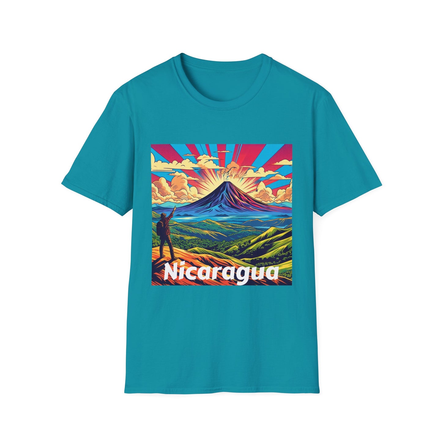 Nicaragua pride Unisex Softstyle T-Shirt