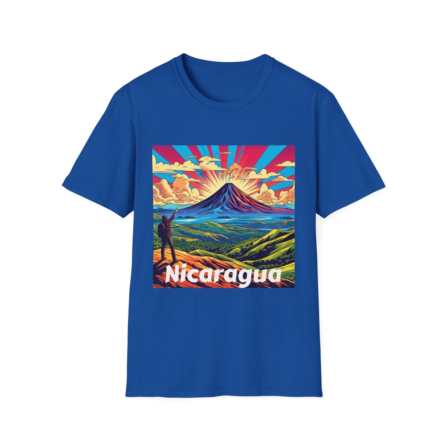 Nicaragua pride Unisex Softstyle T-Shirt