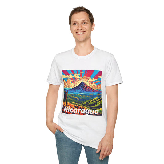 Nicaragua pride Unisex Softstyle T-Shirt