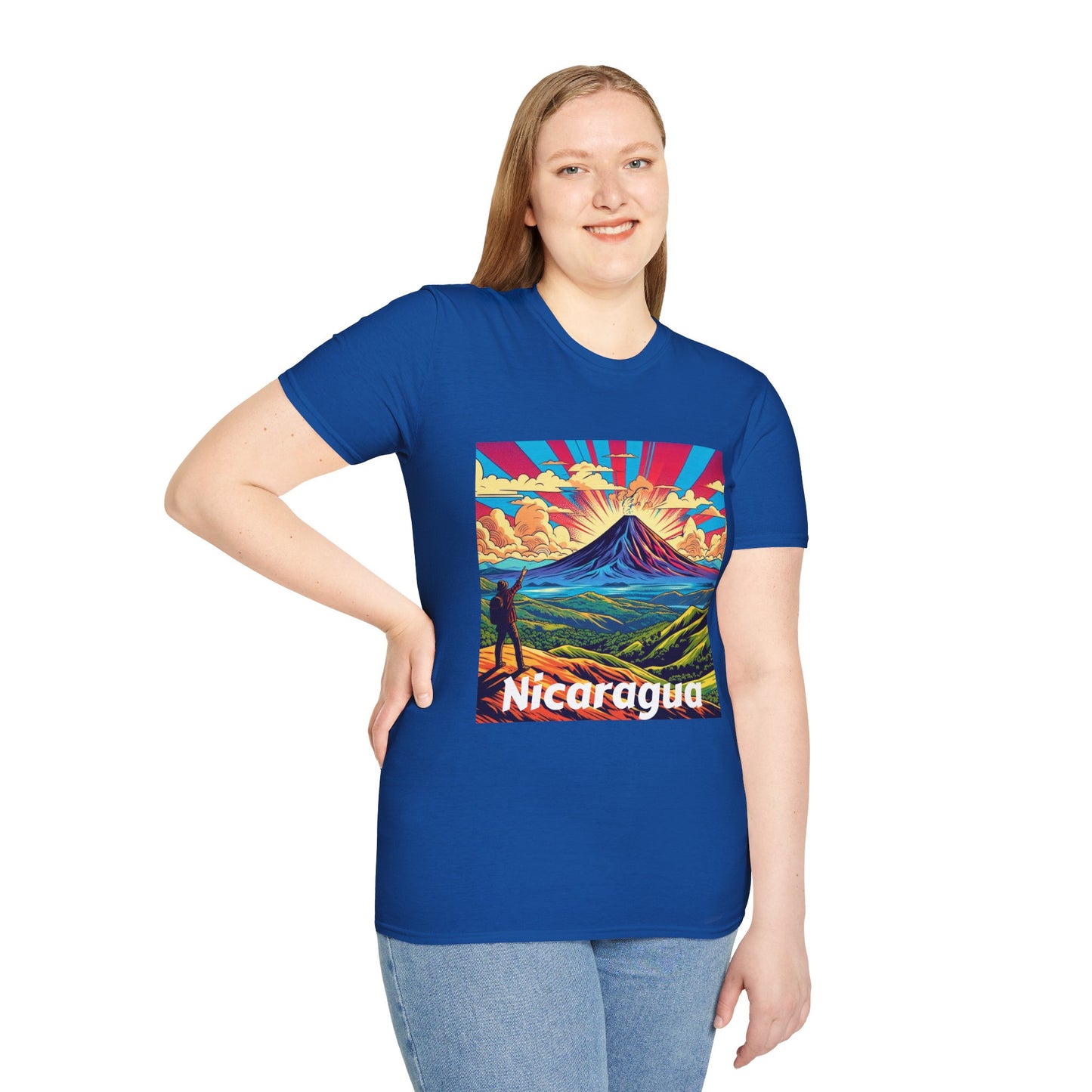 Nicaragua pride Unisex Softstyle T-Shirt