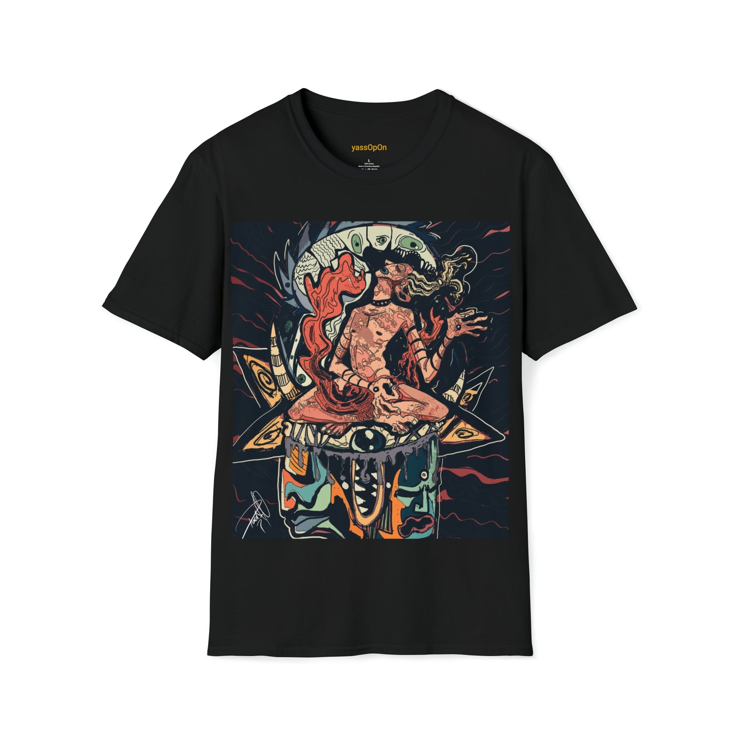 Abstractmoon unisex Softstyle T-Shirt