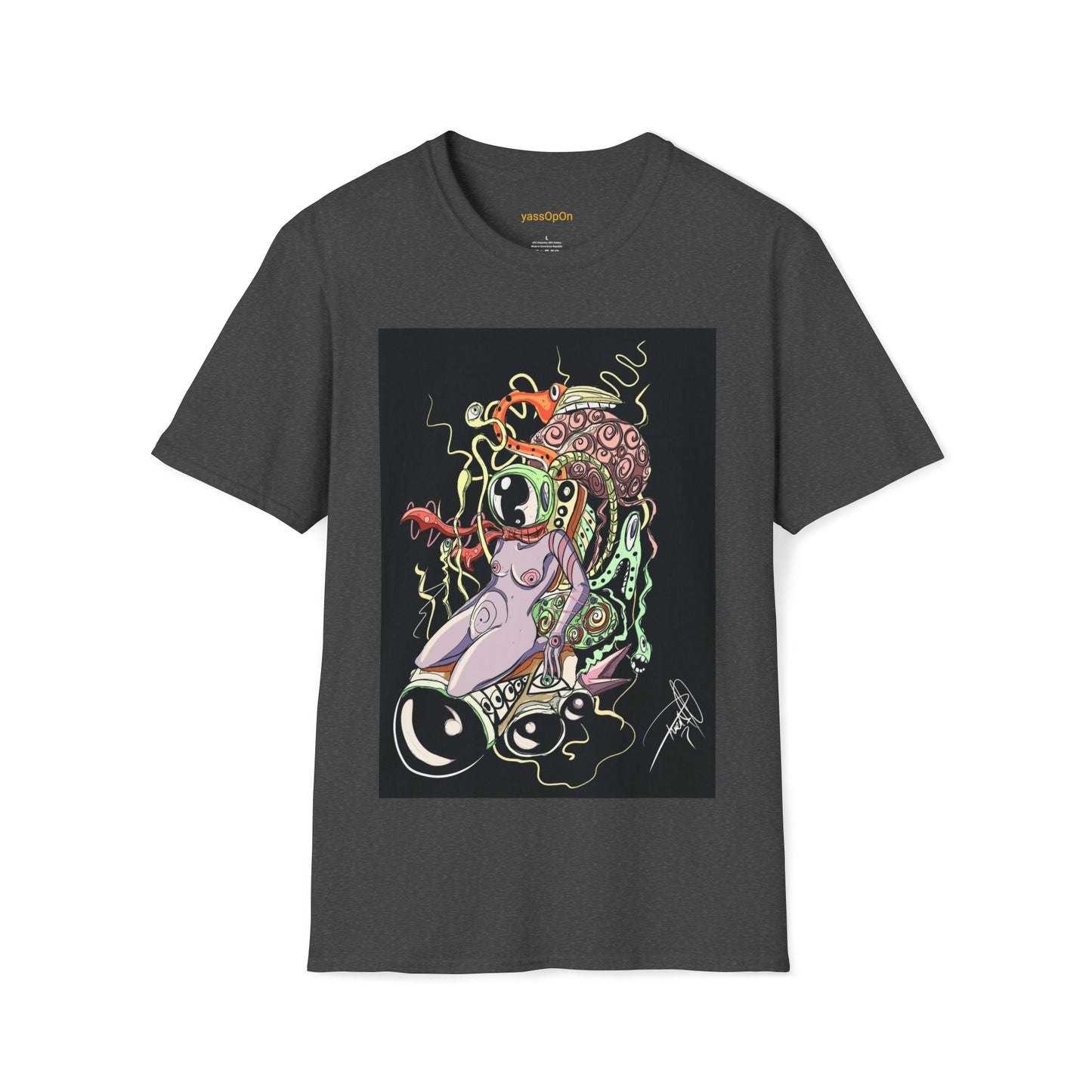 Space woman unisex soft-style t-shirt