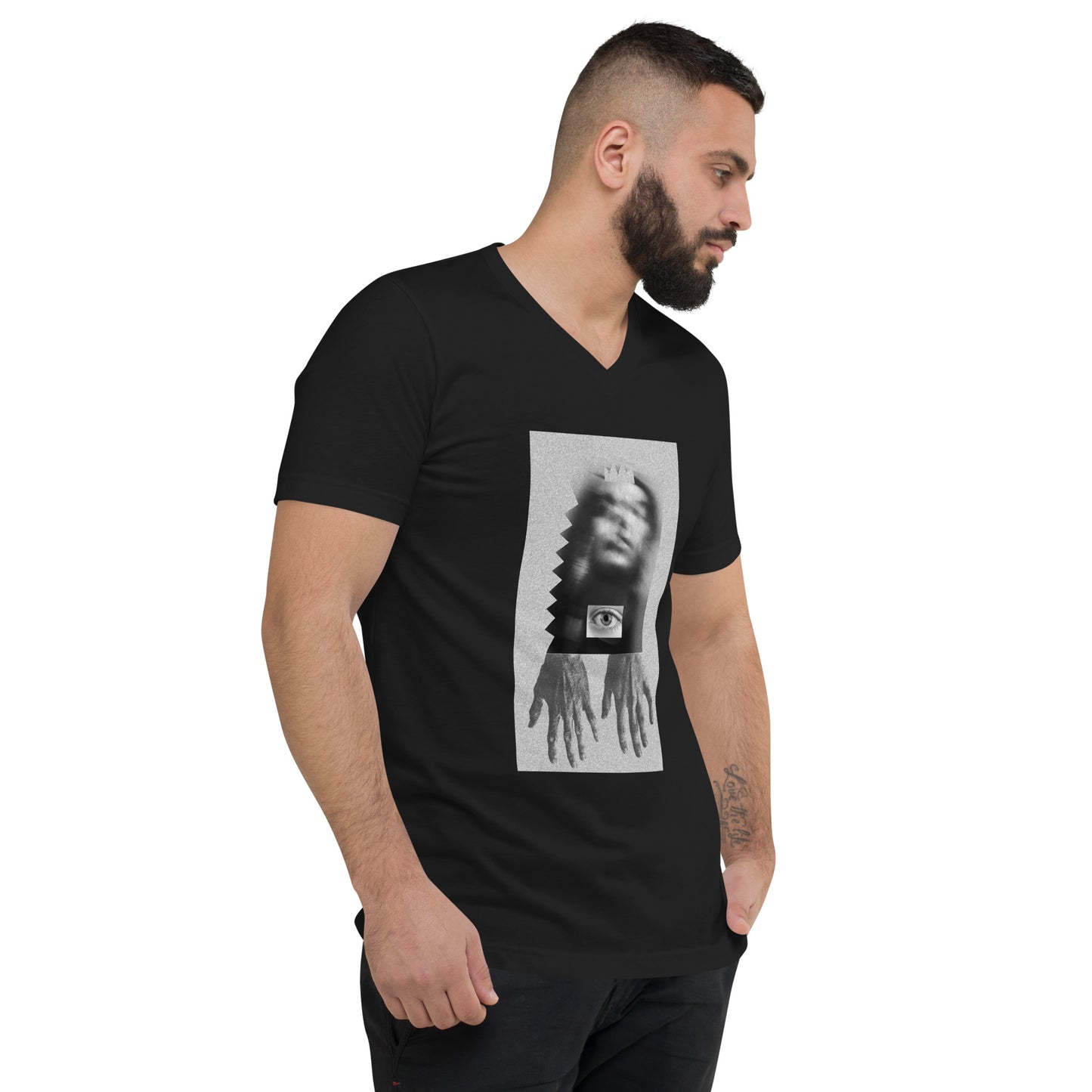 Artistic eye unisex Short Sleeve V-Neck T-Shirt