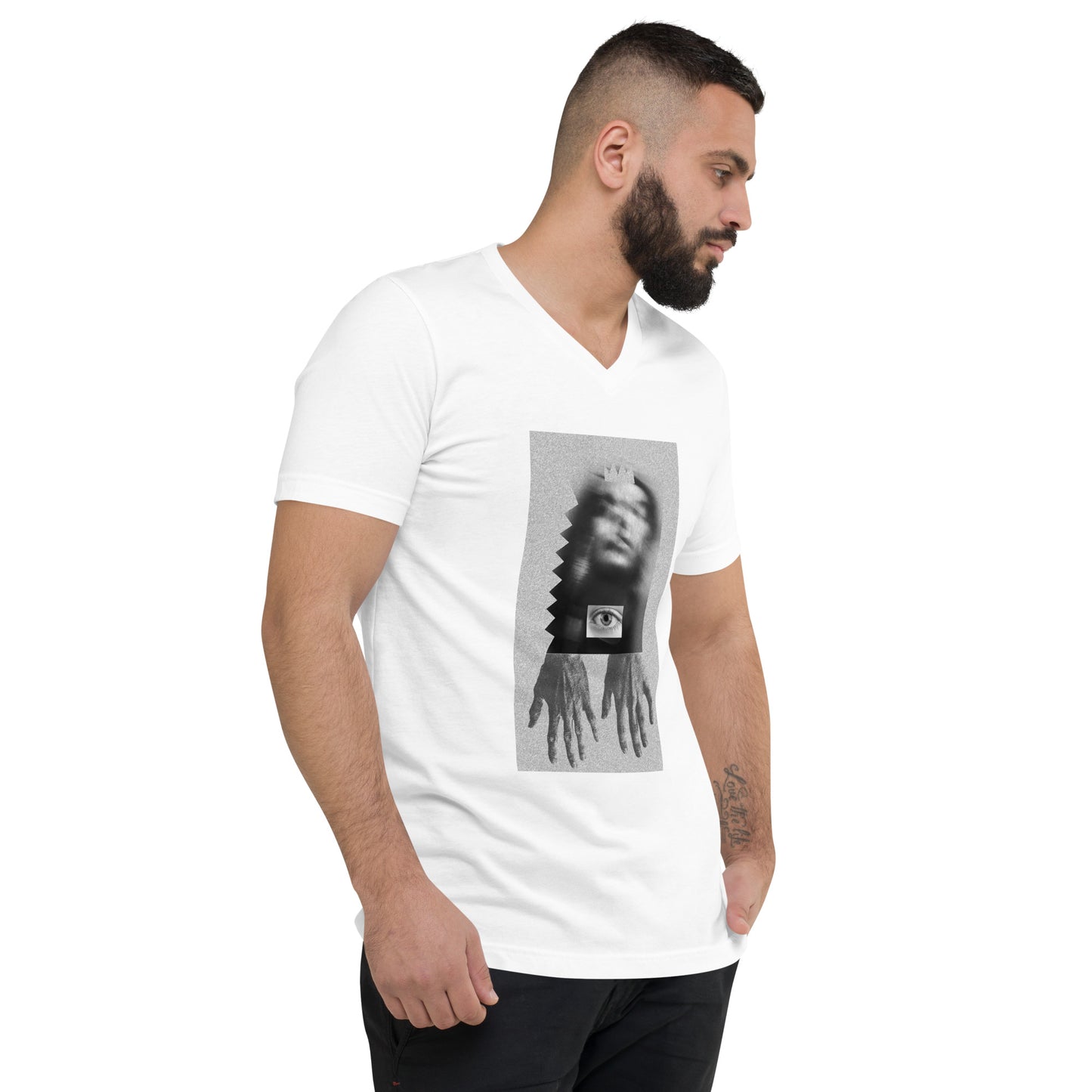 Artistic eye unisex Short Sleeve V-Neck T-Shirt